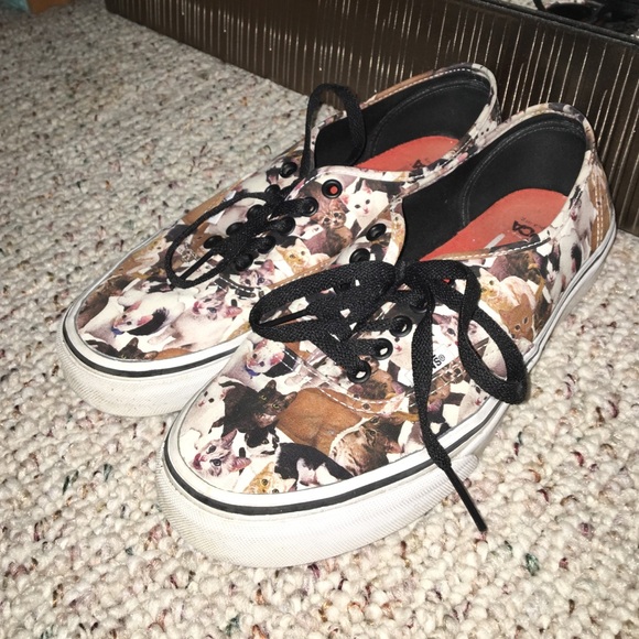 ASPCA cat print Vans