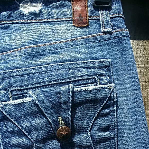 PEOPLE'S LIBERATION  Denim - 《PEOPLE'S LIBERATION》DISTRESSED TANYA BOOT CUT