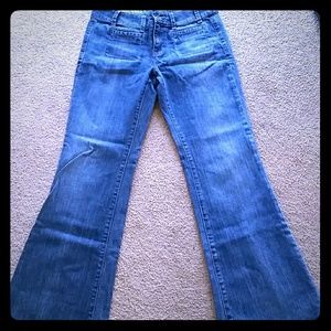 Gap "curvy" flare jeans