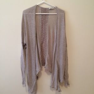 A&F draped cardigan