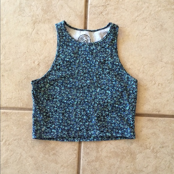 Floral crop top