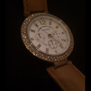 Gorgeous Gold Crystal Studio Watch
