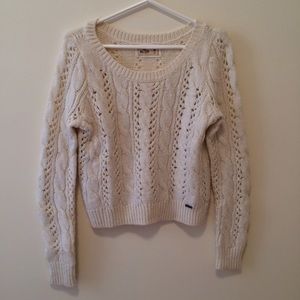 Hollister cable knit cardigan