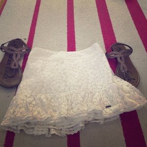 FLASH SALE WHITE LACE SKIRT FINAL PRICE ONLY TODAY