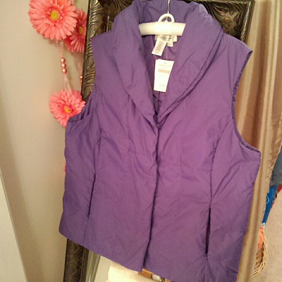 Coldwater Creek Jackets & Blazers - Coldwater Creek down vest NWT