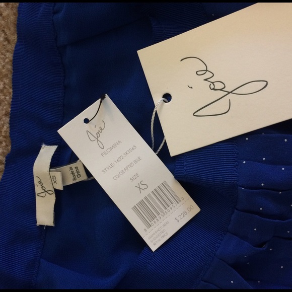 Joie filomina skirt xs 0 2 Fifties Blue