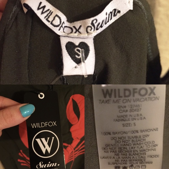❗️FINAL PRICE❗️NWT Wildfox Swim Lobster Coverup - Picture 3 of 4