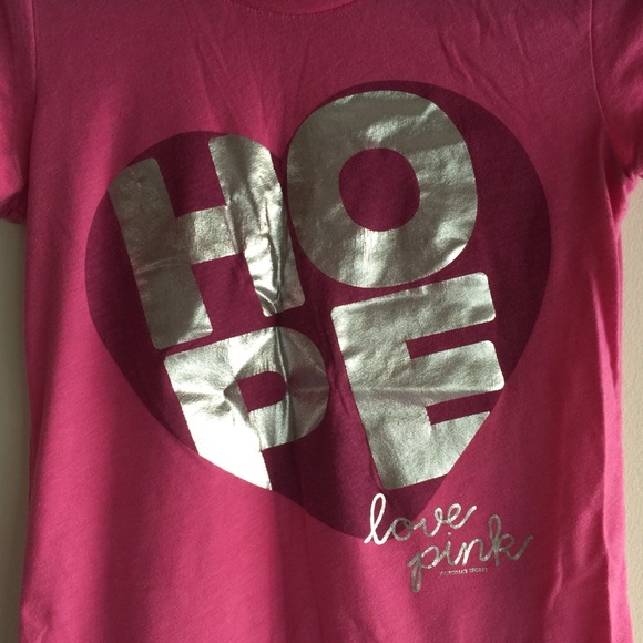 Victoria's Secret Pink "Hope" Tee - Small - Picture 2 of 3