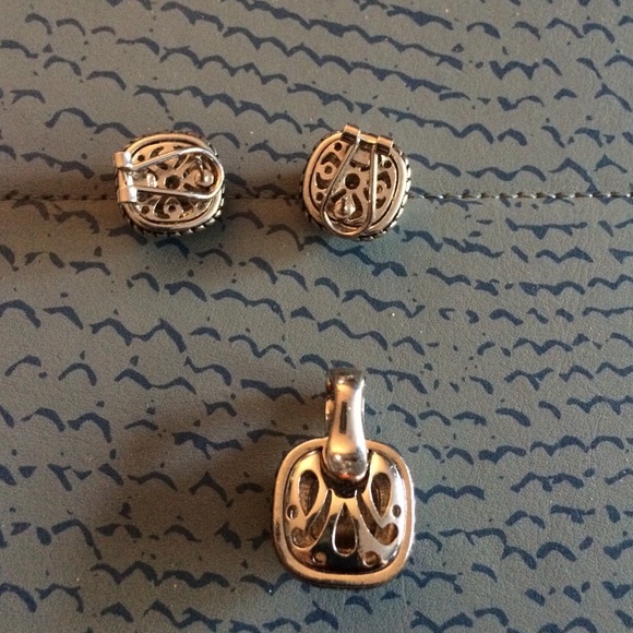 Necklace slide earrings and bracelet - Picture 2 of 2