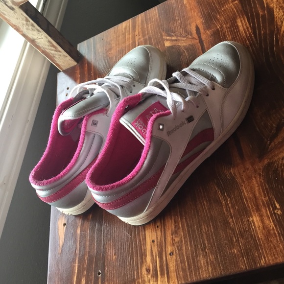 Pink & Silver Reeboks - Picture 3 of 3