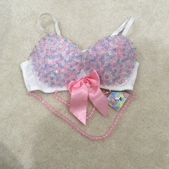 NWT iheartrave Rave Bra (EDC)