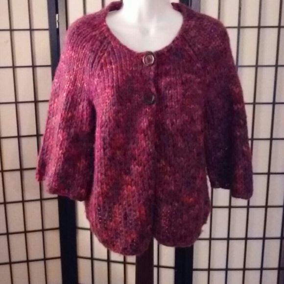 Relativity red knit sweater