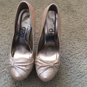 Sparkly high heels
