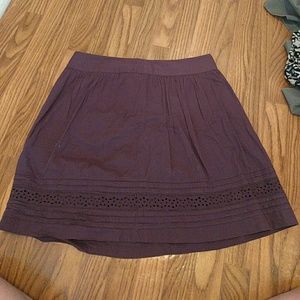Cotton Purple LOFT skirt