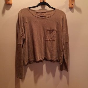 Madewell crop tshirt