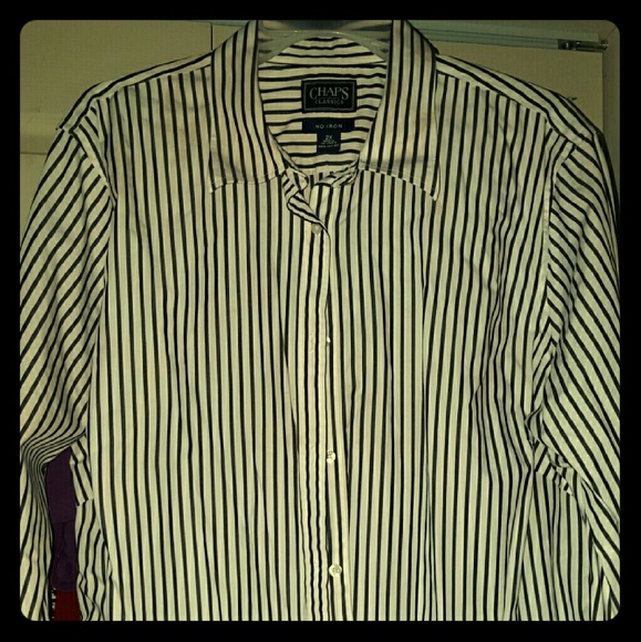 Chaps Long Sleeve Oxford Top