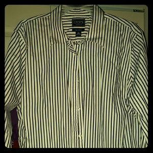 Chaps Long Sleeve Oxford Top