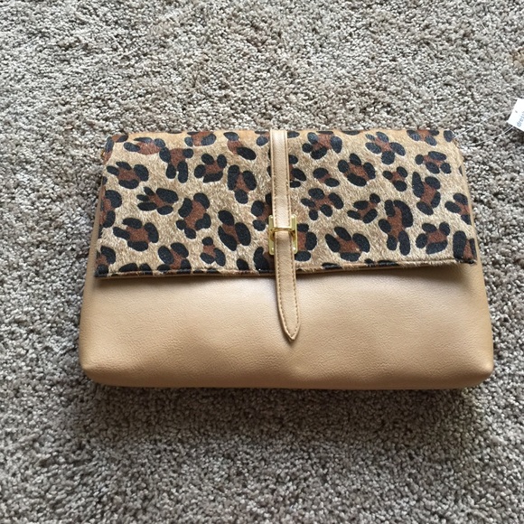 Leopard print purse