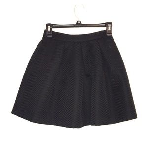 Mini black skirt
