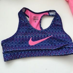 colorful girls Nike sports bra