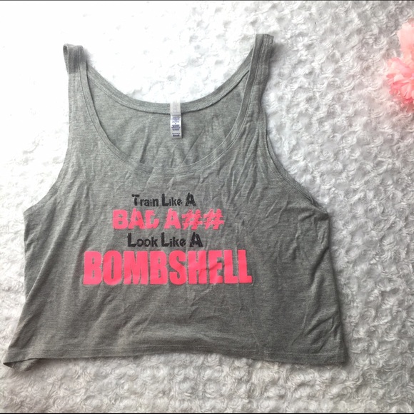 Crop workout tank