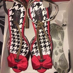 Justfab death dance platform 10 worn around house