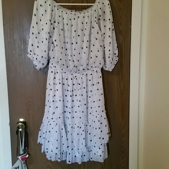 White house / Black market pokadot dress
