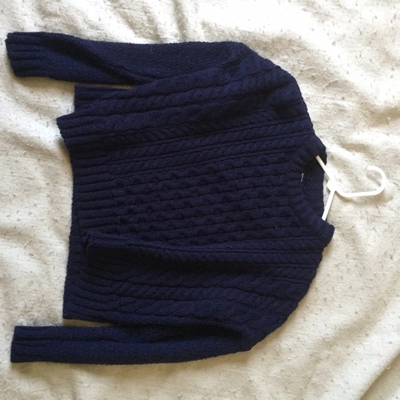 Navy sweater