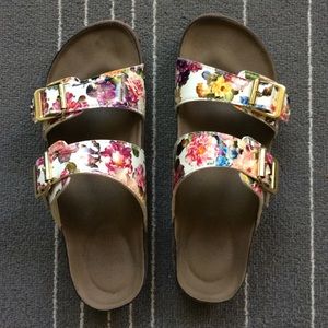 Madden Girl flower sandals