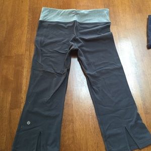 Lululemon gather and crow crop size 10