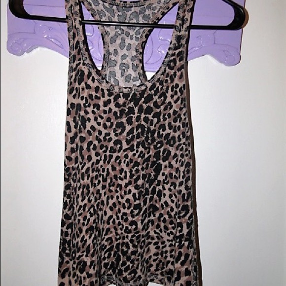 Leopard print tank top