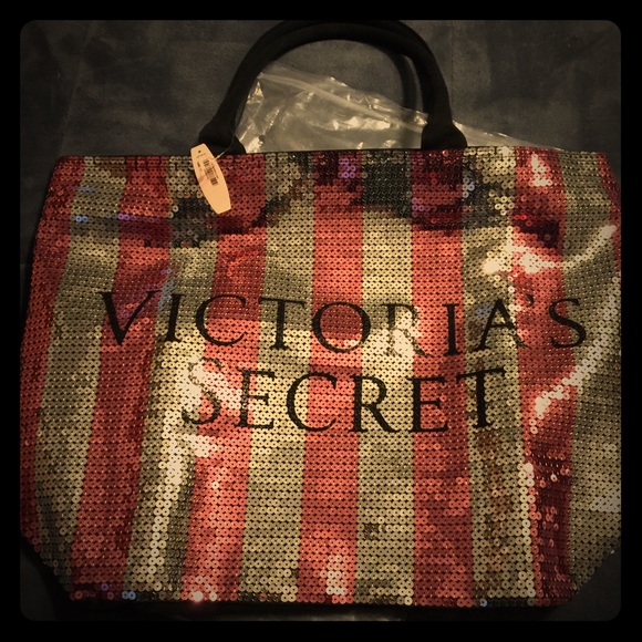 🍥VS Sequin Large Tote BNWT🍥