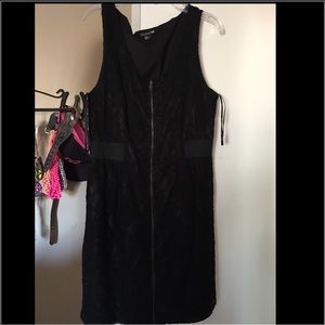 Black lace dress