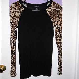 Leopard print long sleeve