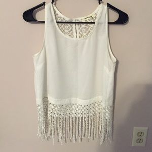 White tank top blouse