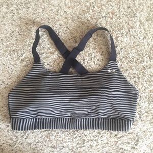 Under Armour Striped Lounge Bra