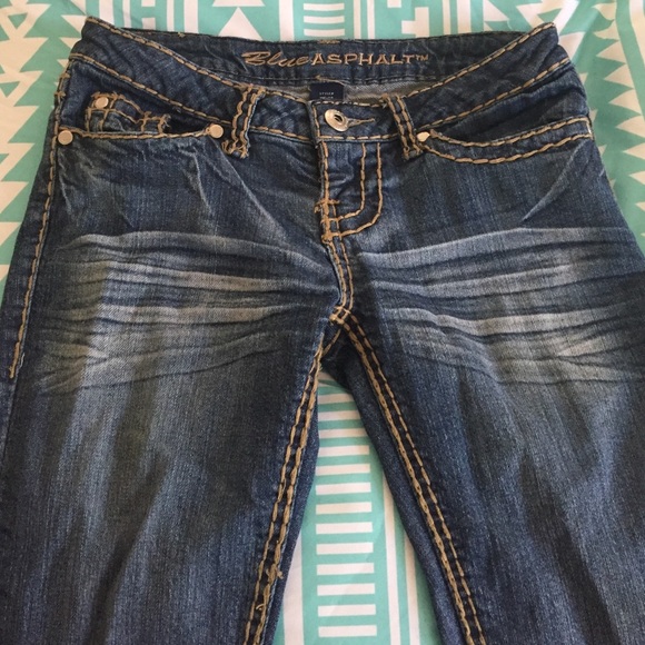 Blue asphalt jeans