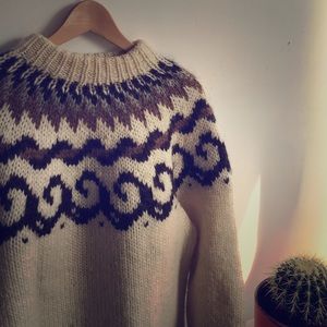 🌸 Spring Sale Cowichan/ Icelandic Wool Sweater