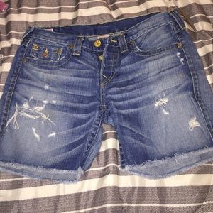 True religion Bermuda shorts