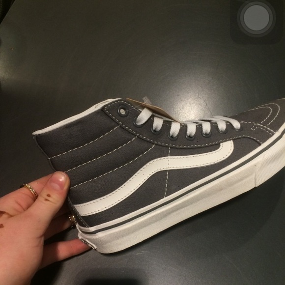 Grey Sk8 Hightop Vans