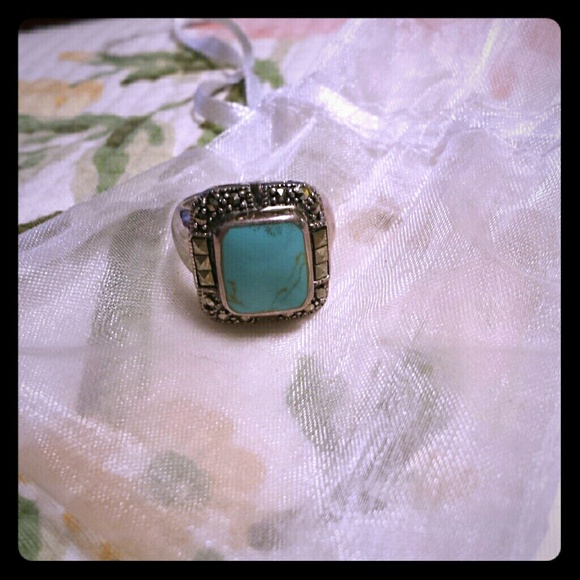 925 Sterling Silver Turquoise Ring