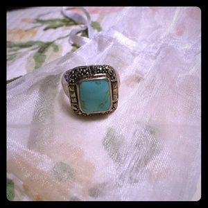 925 Sterling Silver Turquoise Ring