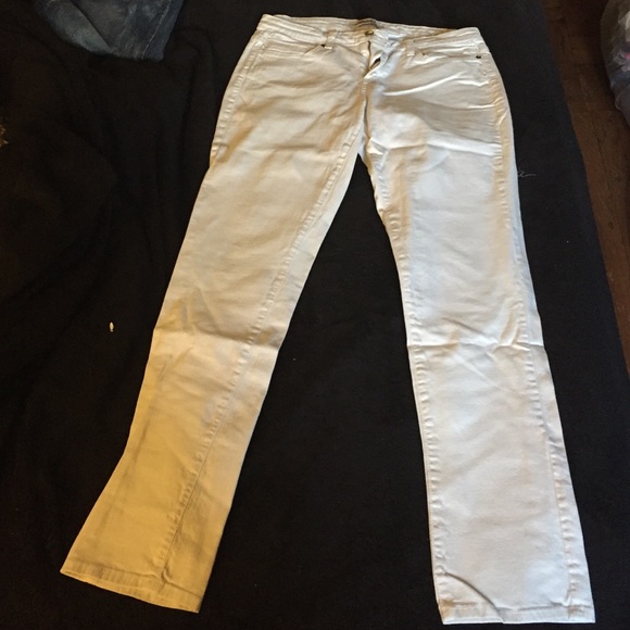 White skinny jeans size 12
