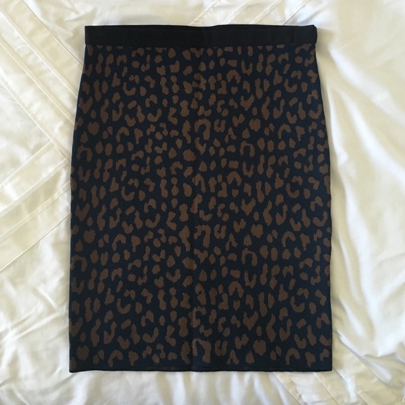 Animal Print Stretch Skirt