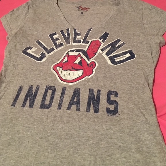 Cleveland Indians short sleeve V neck