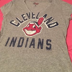 Cleveland Indians short sleeve V neck