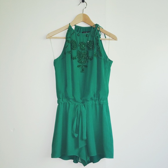 CALISTE BEADED ROMPER | Guess by Marciano