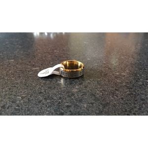 Jesus and Cross Ring Unisex (Size 7)