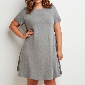 💕Heather Grey Forever 21+ A-Line T-Shirt Dress