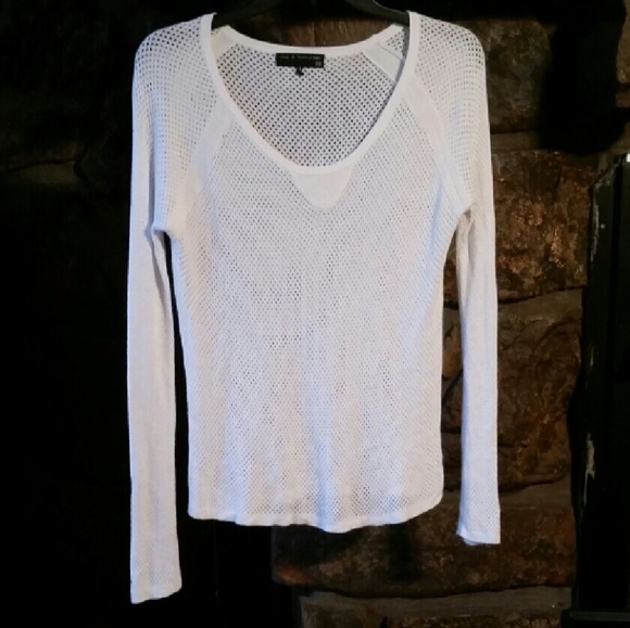 White Knit top